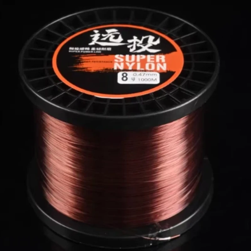 Hilo de nylon súper liso para surf casting, carpa y depredadores