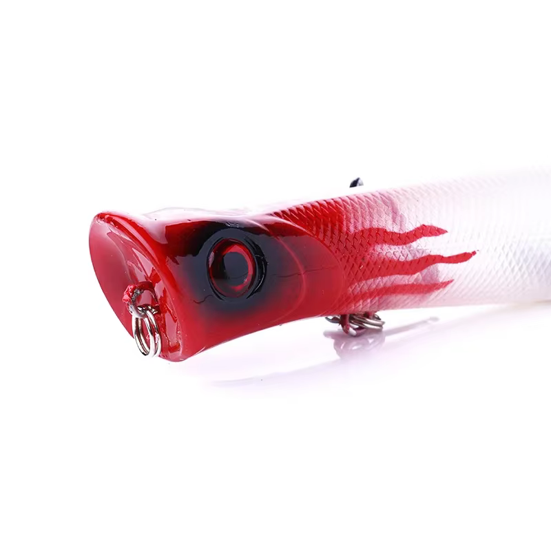 Popper flotante 11.5g 80mm – Señuelo artificial duro con anzuelos #6 - imagen 2