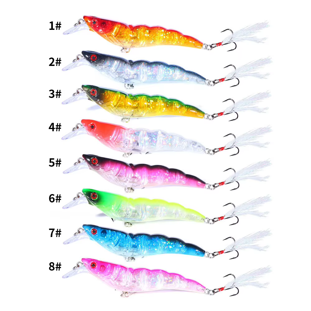 Señuelo Minnow Shrimp Rígido para Trucha Agua Dulce - imagen 5