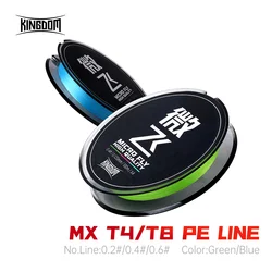 Línea trenzada PE 8 hebras Kingdom MX T4/8 100m