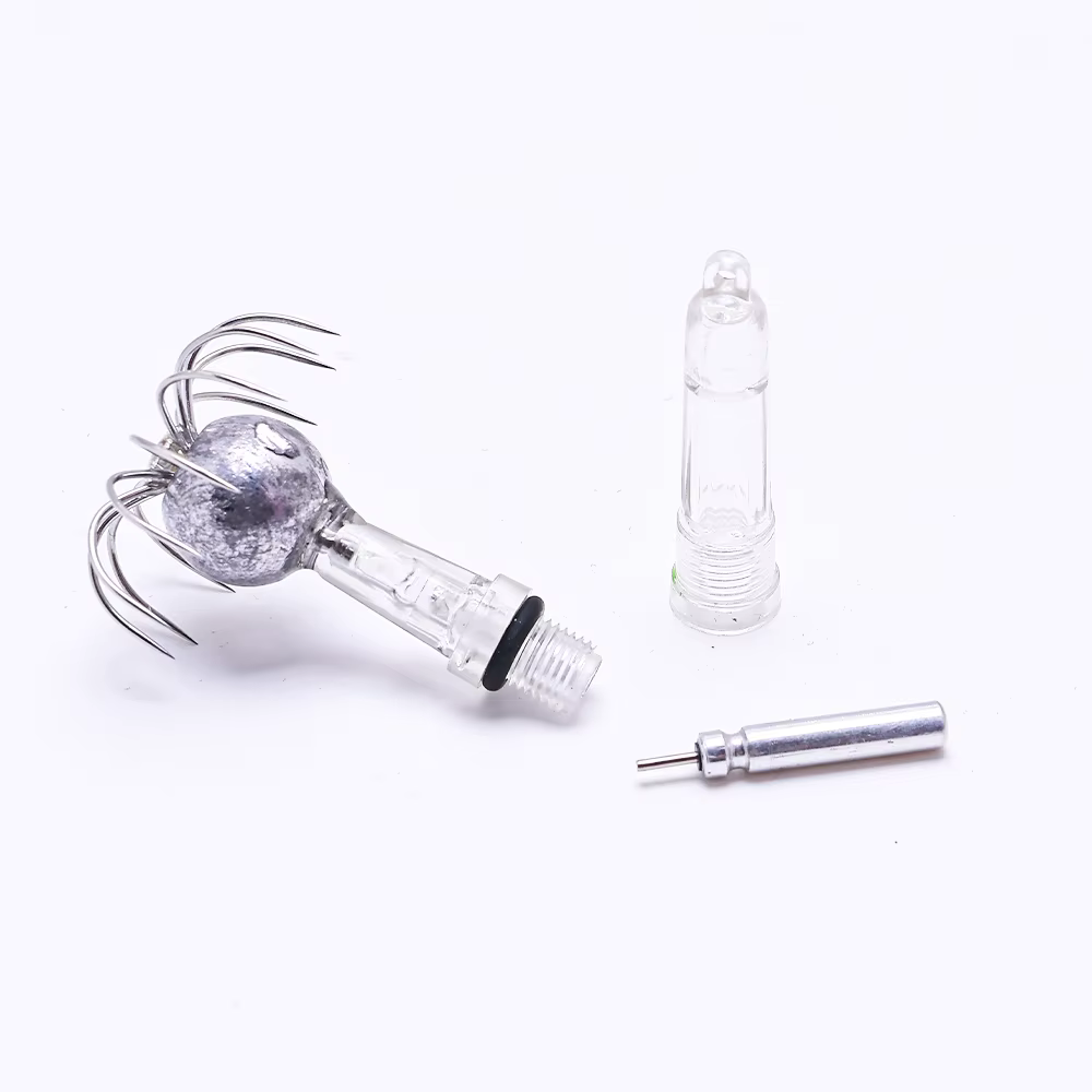 Señuelo LED luminoso para calamar con plomada - imagen 2