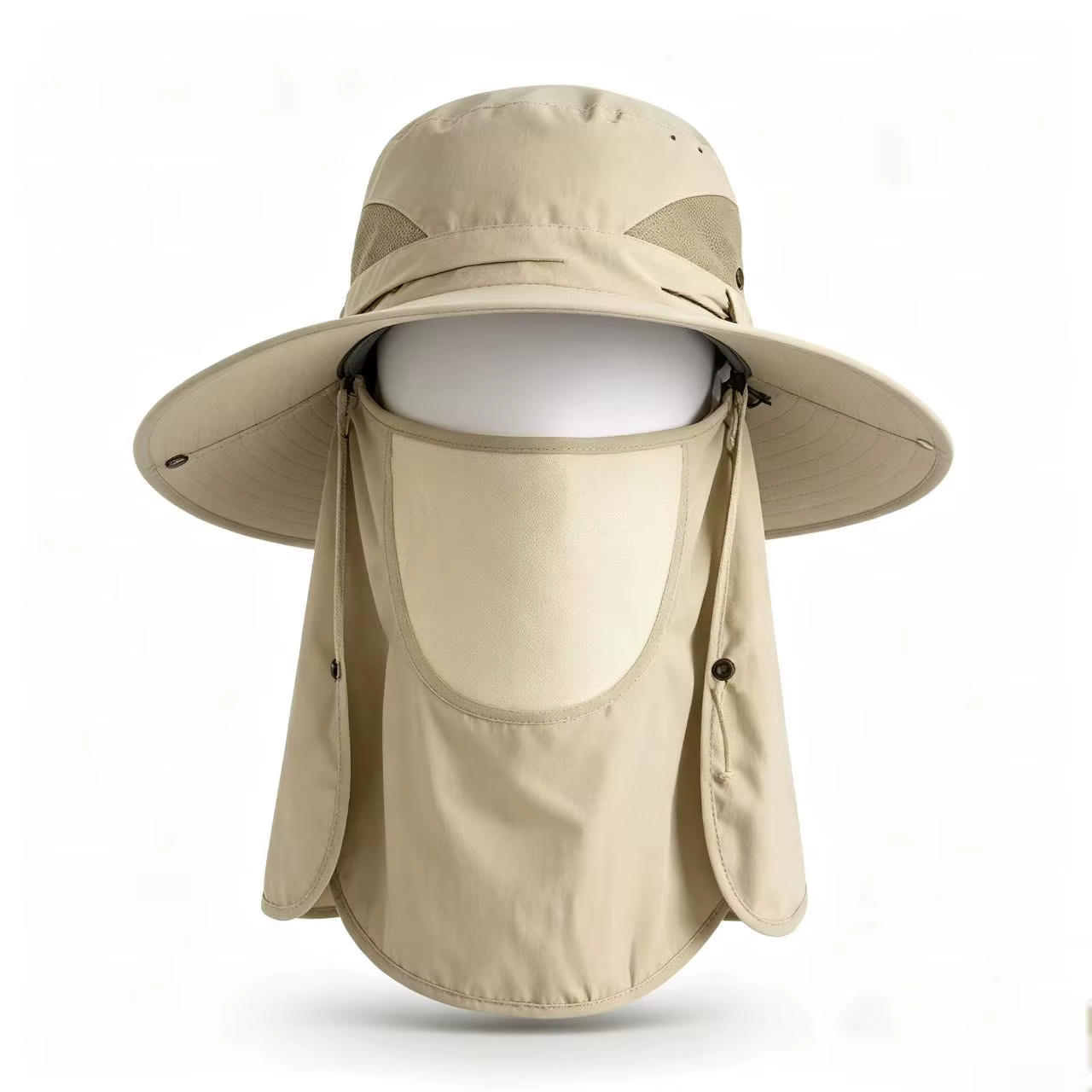 Sombrero de Pesca con Protección UV y Solapa Desmontable