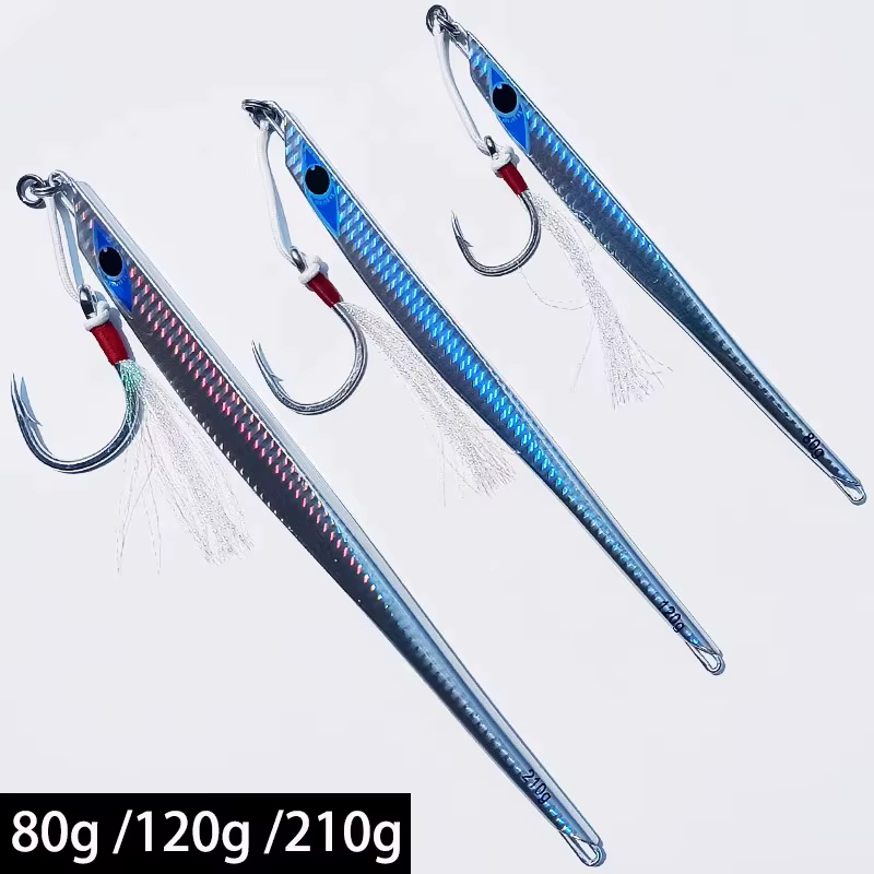 Silver Quick Jig: señuelo jigging para lubina - imagen 2