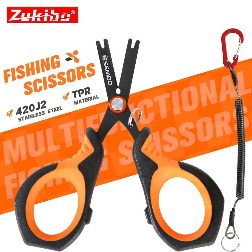 Tijeras ZUKIBO cerradas mostrando el mango ergonómico