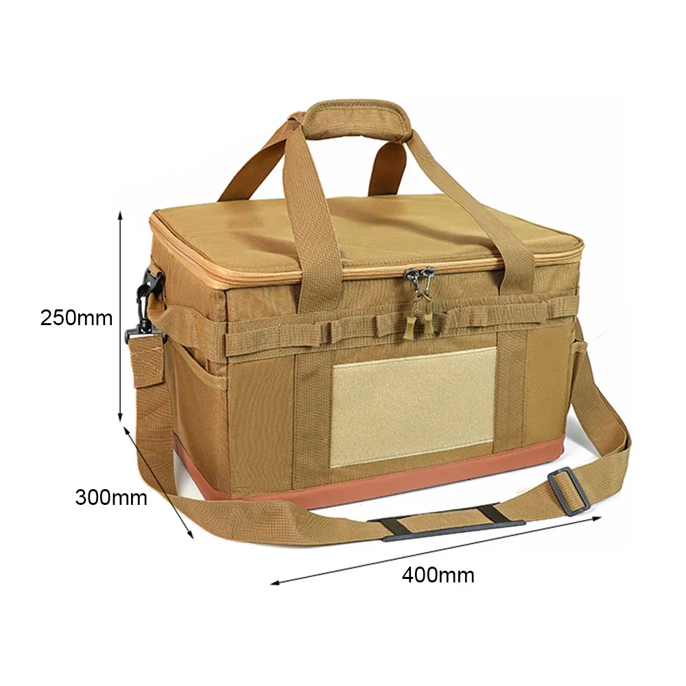 Bolsa rígida de cocina para camping con cremallera