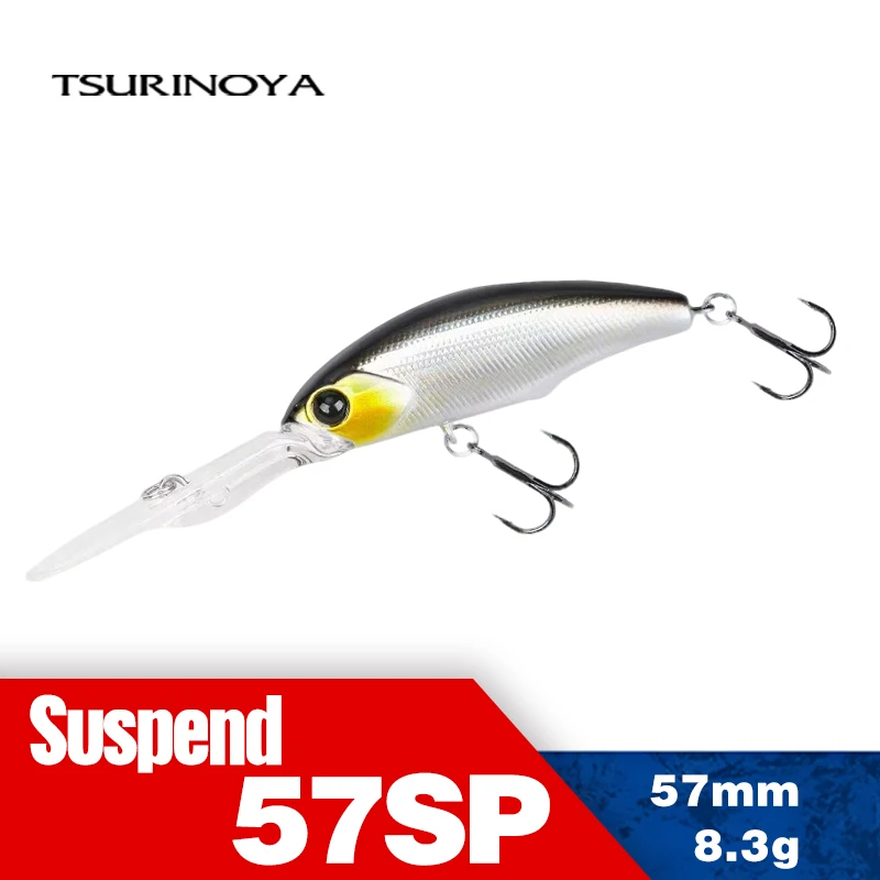 TSURINOYA 57SP Señuelo artificial duro 57mm para lubina y lucio
