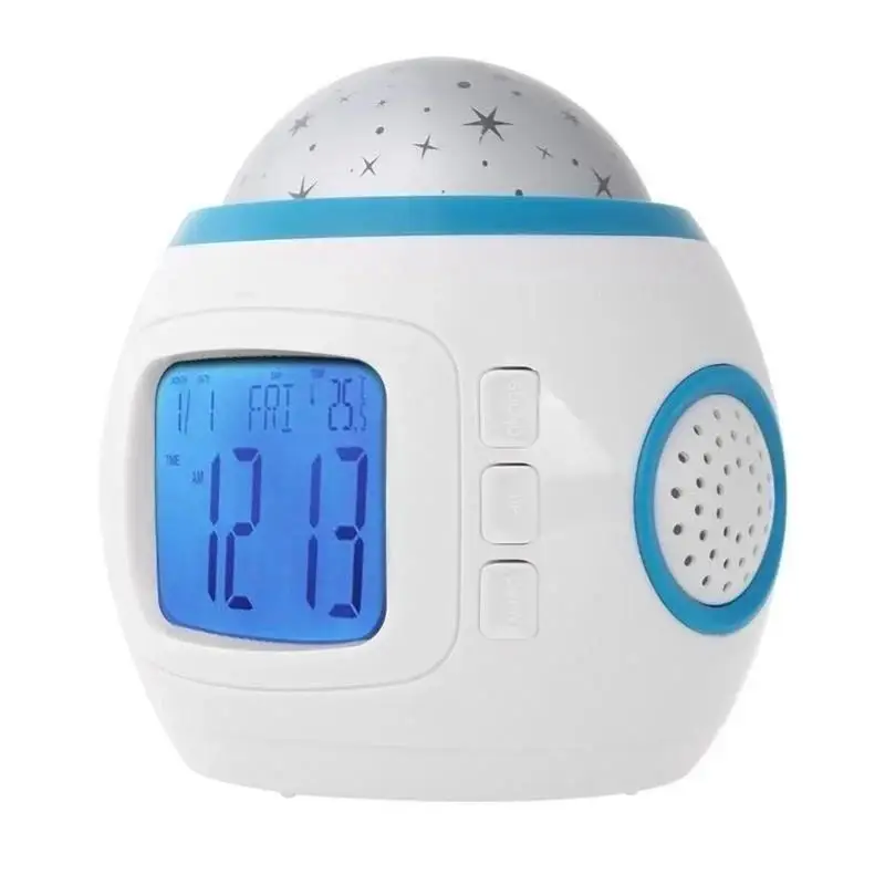 Lámpara proyector luz nocturna infantil cielo estrellado con música - imagen 5