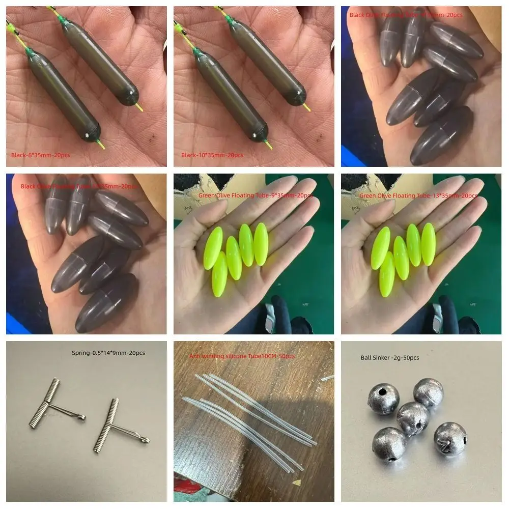 Anzuelos para carpa anti-fondo con tubo de espuma plástica - imagen 4