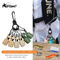 Webfoot Protector cubierta señuelo calamar con mosquetón
