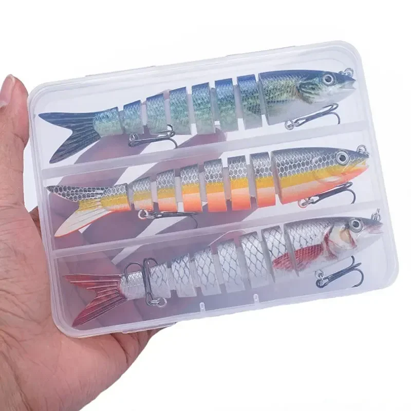 Swimbait articulado segmentado para lubina y trucha - imagen 2