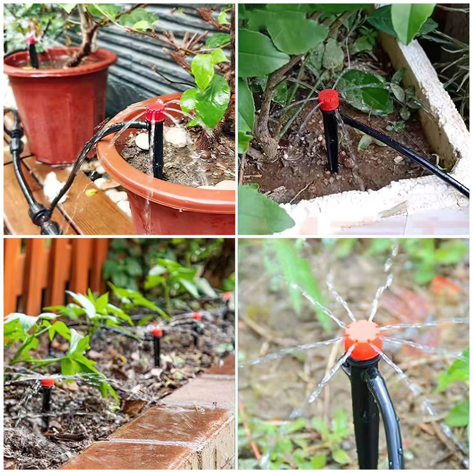 Goture Kit de riego por goteo ajustable para jardín y plantas - imagen 4