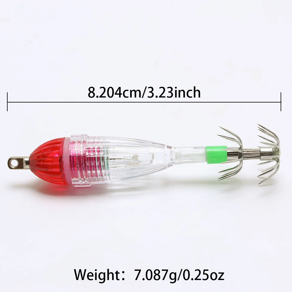 Luz LED mini para pesca de calamar subacuática con cebo intermitente - imagen 2