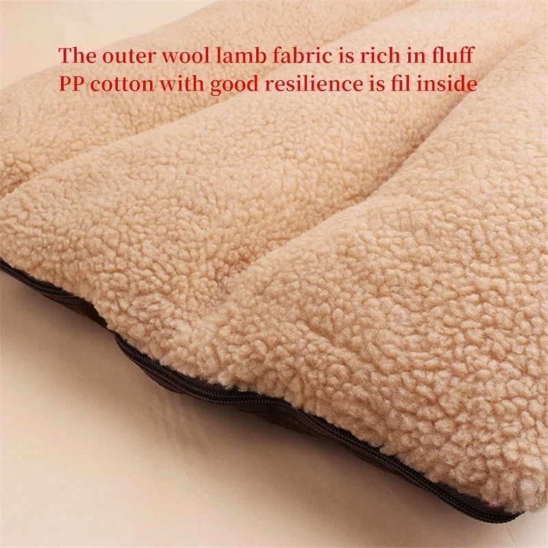 Cama felpa lavable desmontable cálida para perro y gato en invierno - imagen 2