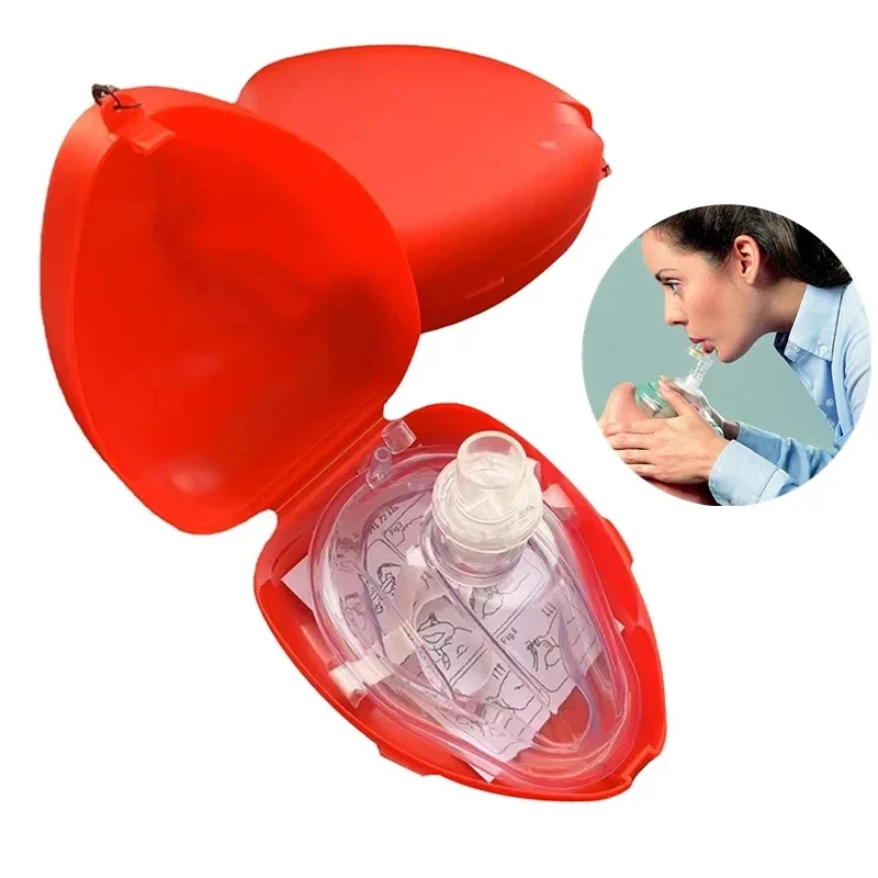 Mascarilla CPR reutilizable con válvula unidireccional para pesca - imagen 2