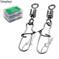 Conector giratorio de acero inoxidable con broche