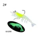 Señuelos de gambas blandas TPE TPR para pesca en mar con vinilo - imagen 5
