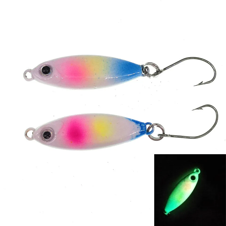 MUKUN Micro Jig Metal – Spoon jig giratorio para mar - imagen 5