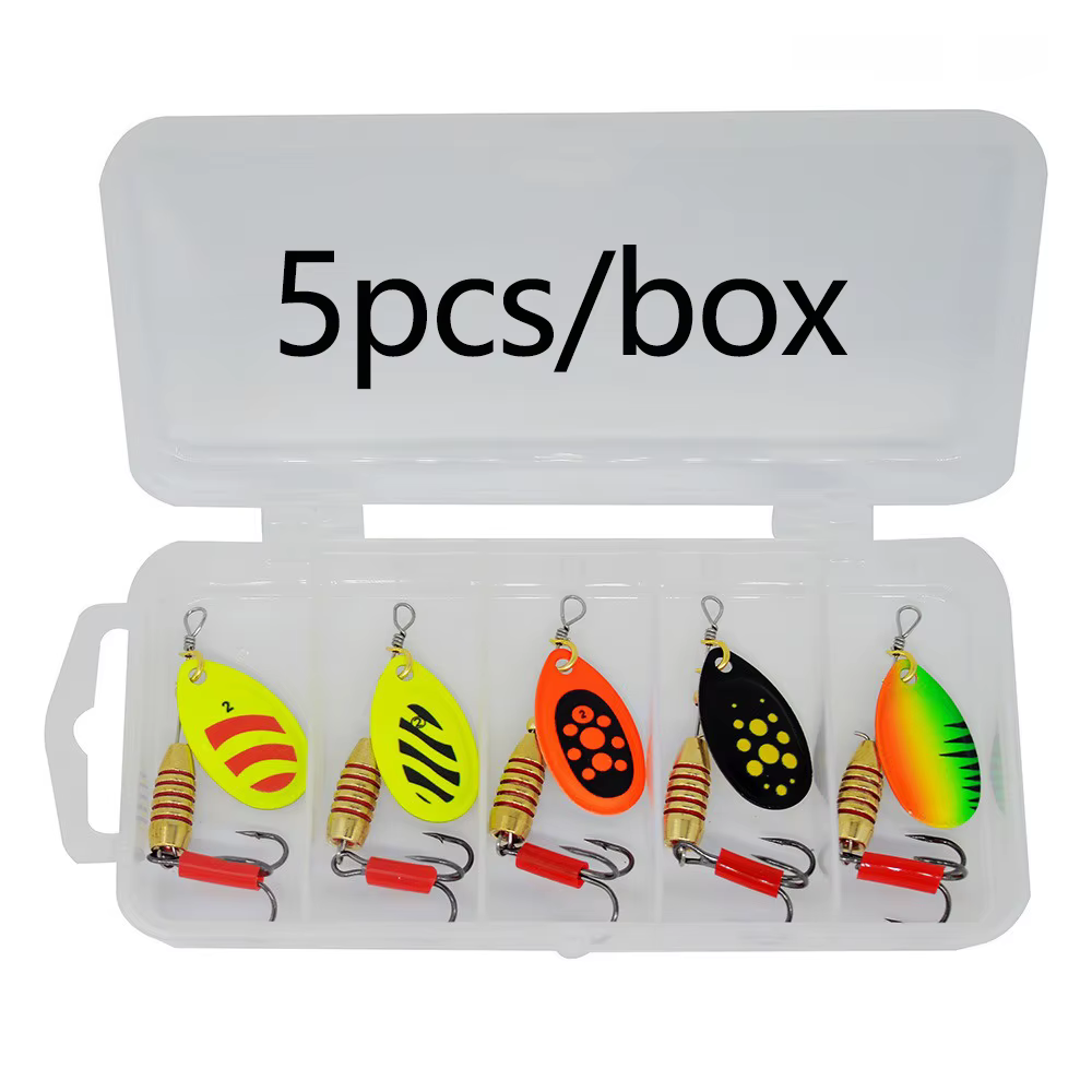 Spinnerbait metálico de 5g – Señuelo cuchara para pesca - imagen 2