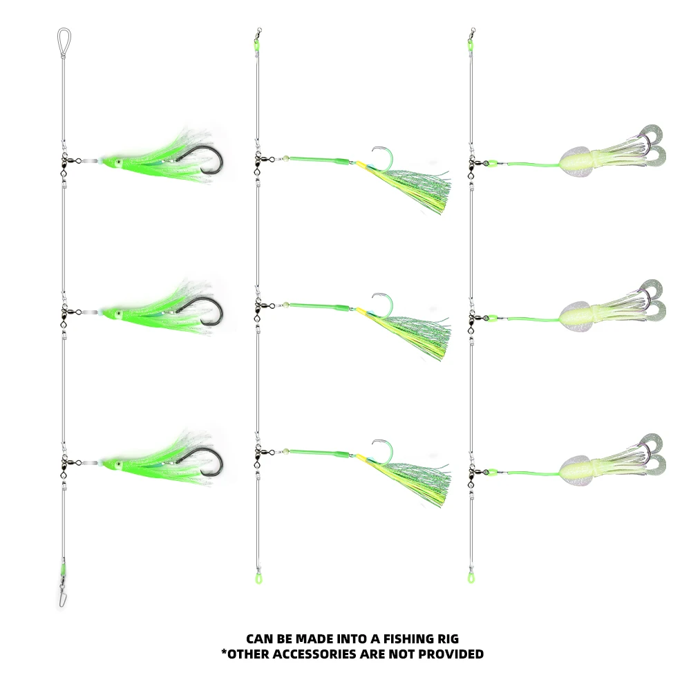 Aparejo de pesca profundo ZYZHE con anillas giratorias tres vías - imagen 2