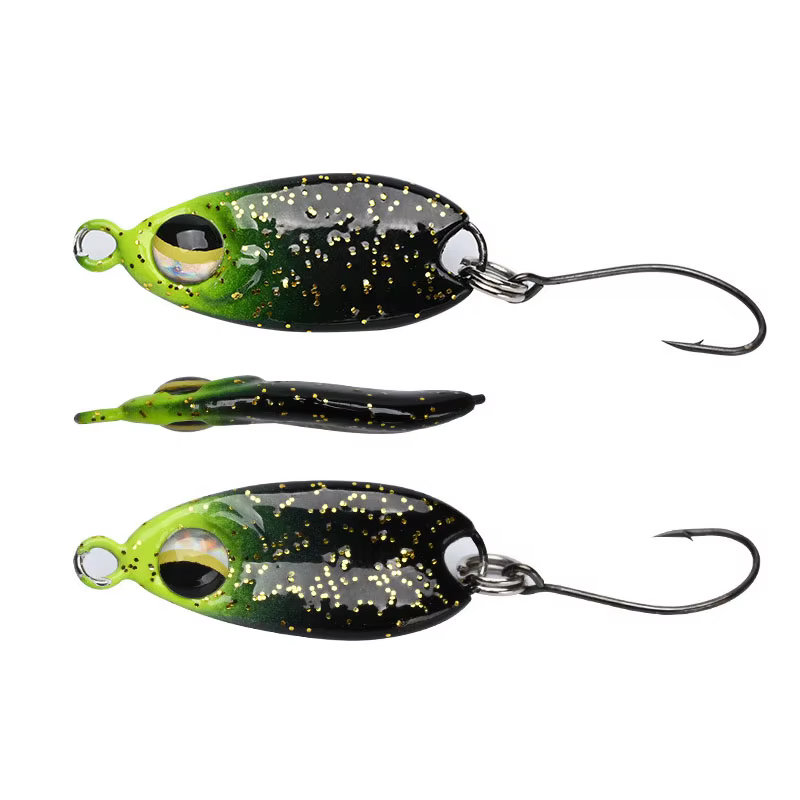 Señuelo cucharilla trucha Metal Micro Jigging ligero para pesca - imagen 2