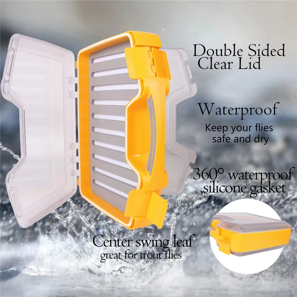 Caja de pesca con mosca Maxcatch impermeable extra grande, espuma - imagen 4