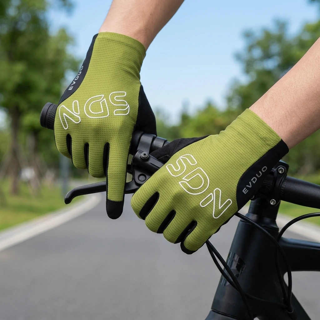 Guantes de ciclismo de verano con protección solar y antideslizantes - imagen 4