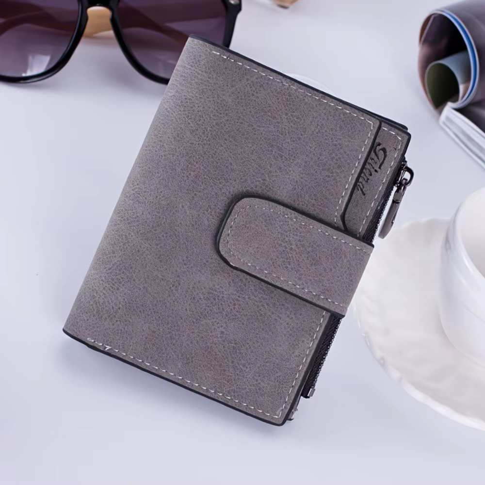 Monedero Plegable de Cuero PU para Mujer – Cartera Pequeña para Tarjetas - imagen 4