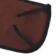 Funda de algodón para violín café/rojo con almohadilla y mentonera - imagen 3