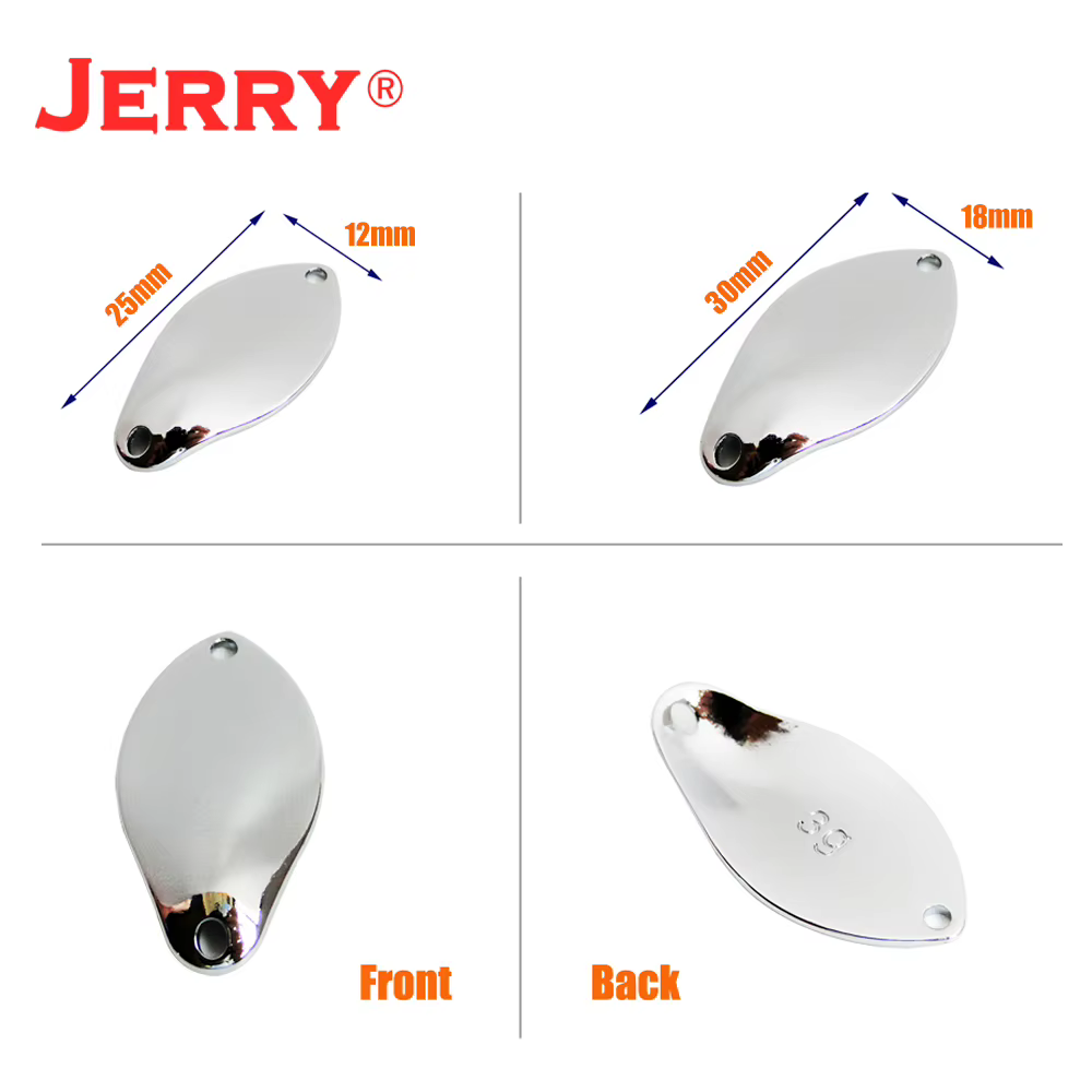 Jerry Yrout Cucharas parpadeantes de latón sin pintar - imagen 2