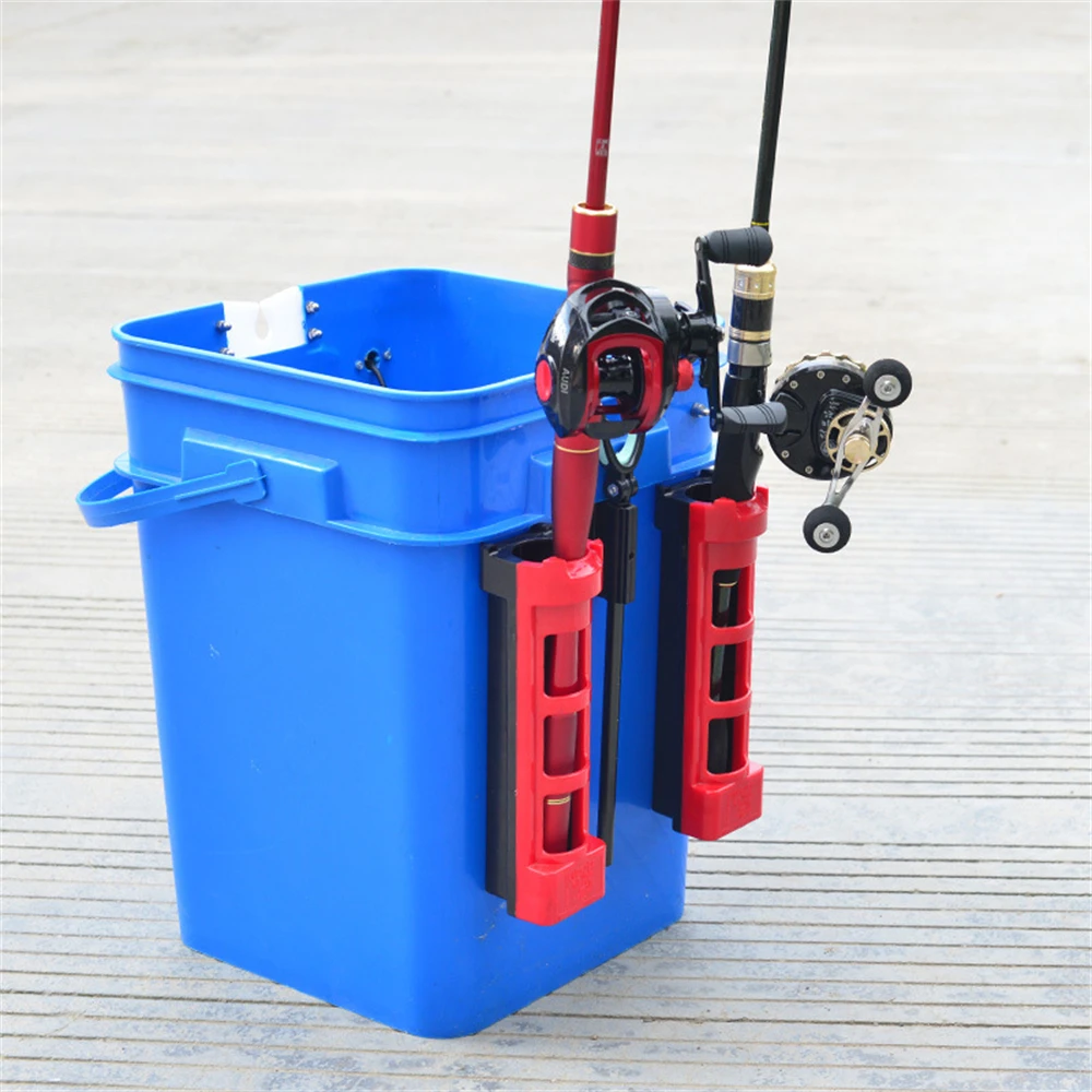 Tubo portacañas portátil con abrazadera para kayak - imagen 4