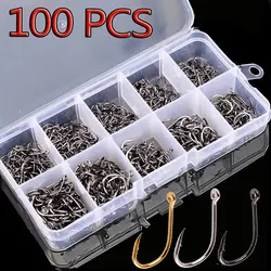 Anzuelos de Mosca Serie 10 – Acero carbono alto para pesca con moscas