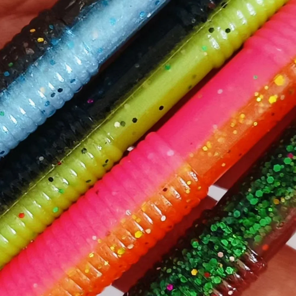 Señuelos blandos MUKUN Worm Stick – cebo artificial para agua salada - imagen 4