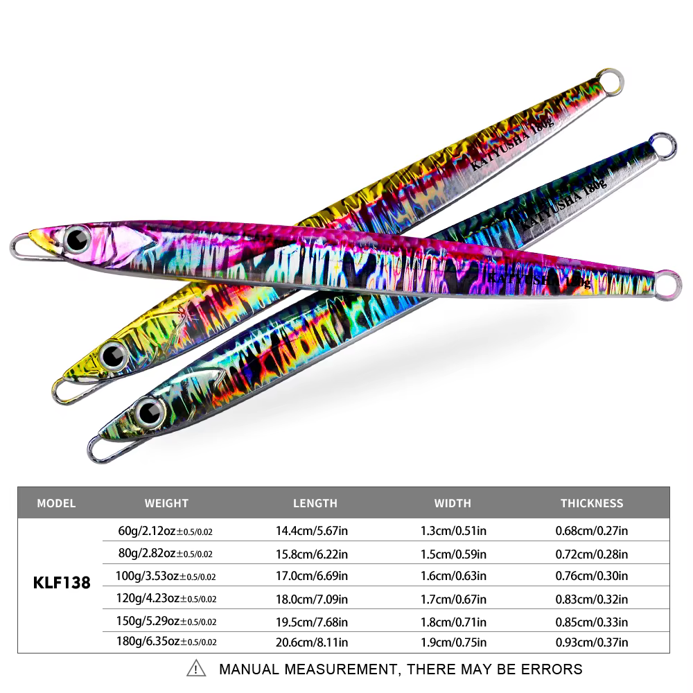 Jig Metal PROBEROS – Cucharas hundimiento rápido para agua salada - imagen 3