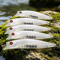 FREE FISHER Swimbaits duros para superficie – lápiz transparente