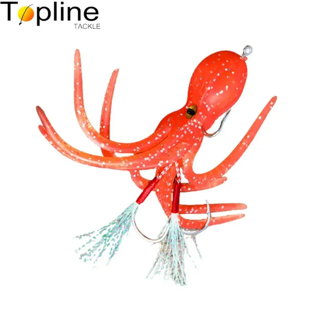 Swimbait Pulpo Silicona Doble Gancho Hundente 22g - imagen 3