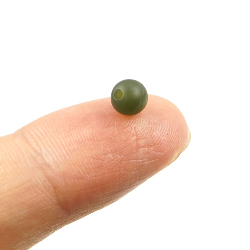 Hirisi Cuentas de Choque para Carpa – Tapones de Goma Verde - imagen 2