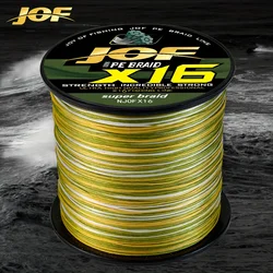 JOF X16 Hilo trenzado PE para pesca en mar y carpa