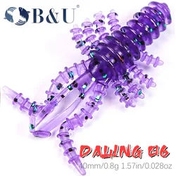 Crazy Craws B & U – Señuelo suave tipo craw 40mm