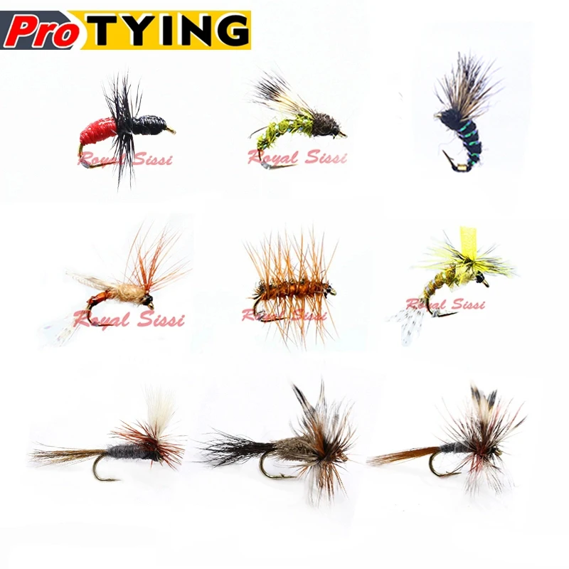 Moscas secas para trucha Mayfly, Caddis y Beatis con acción impactante - imagen 2