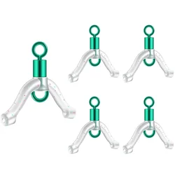Conectores giratorios en forma de 8 anti-tangle PVC para sedal