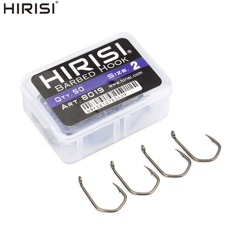 Anzuelos de garra 8019 con revestimiento PTFE – Acero alto carbono para carpa - imagen 3