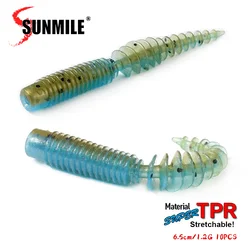 SUNMILE Señuelo Blando 65mm – Lubina Perca Trucha