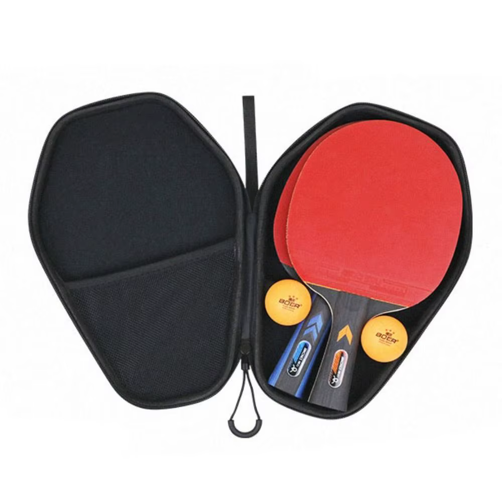 Caja Rígida Impermeable para Palas de Ping Pong con Correa