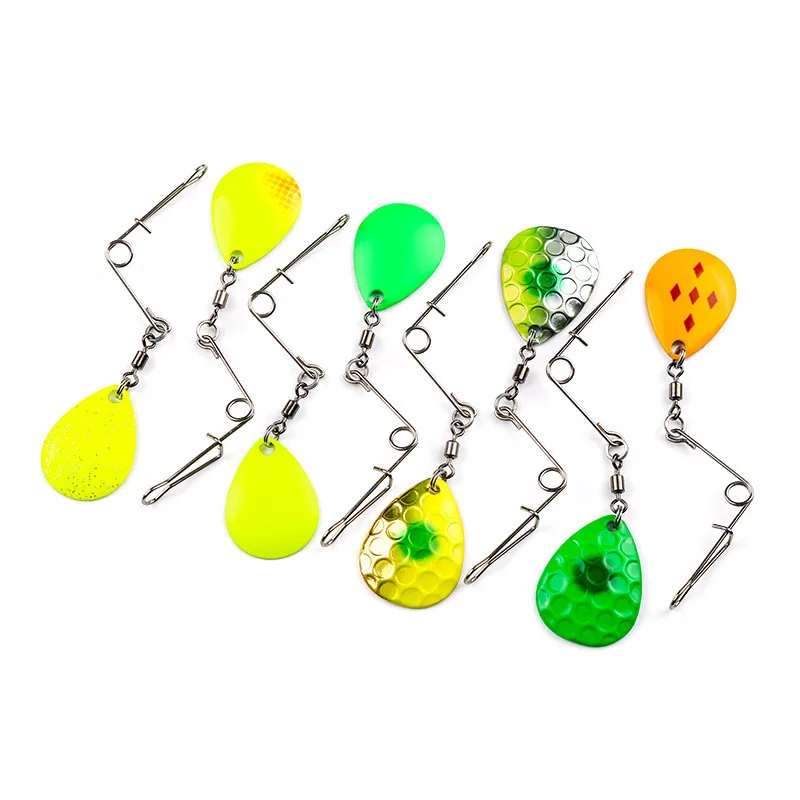 Señuelos de cuchara para montaje casero con lentejuelas giratorias - imagen 5