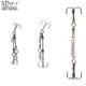 MNFT Pike Stinger Rig, anzuelos triples para swimbait con tornillo - imagen 2