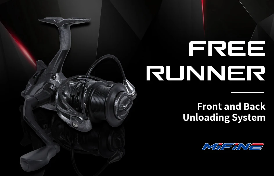Carrete MIFINE Free RUNNER frontal