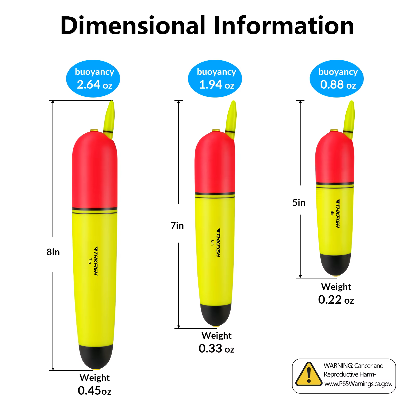 Thkfish Flotadores LED Deslizantes para Pesca Nocturna - imagen 2
