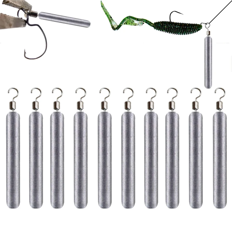 Plomos de pesca marina tipo bala, tubo y jig metálico - imagen 3