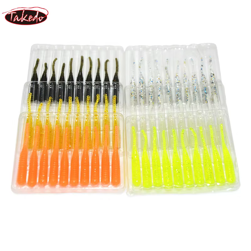 TAKEDO LD23 Señuelo Lubina TPR con Cola Suave – Anzuelo Aguja - imagen 5