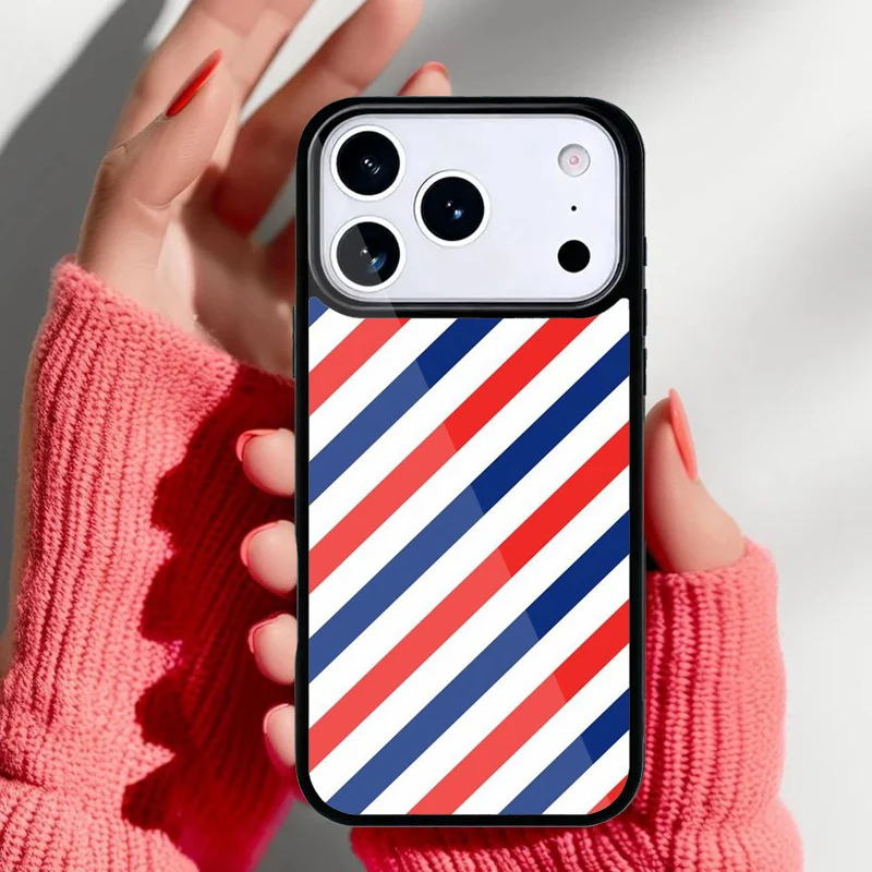 Funda para teléfono con diseño de barbería Krajews